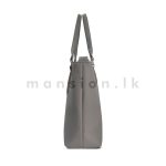 Long Clip Detail Satchel HandBag - Image 3