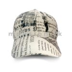 Newspaper Print Cap - Image 3
