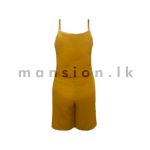 Skinny Romper - Mustard Yellow - Image 2