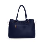 Vertical Zip Detail Satchel Handbag - Image 2
