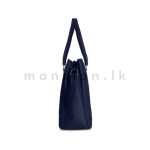 Vertical Zip Detail Satchel Handbag - Image 4