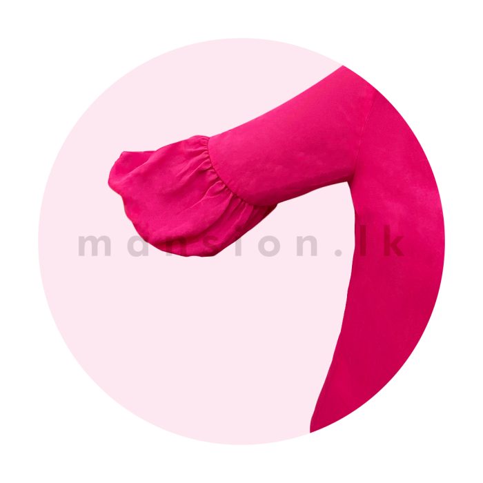 Bubble Sleeve Top - Pink - Image 2