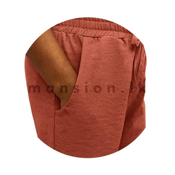 Elastic Waist Plain Pant - Image 12