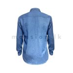 Double Pocket Long Sleeve Denim Shirt - Image 2