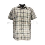 PLUS size Check Shirt - Beige