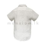 Plain Linen Shirt - White - Image 2