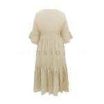 Ruffle Elbow Tiered Dress - Image 2