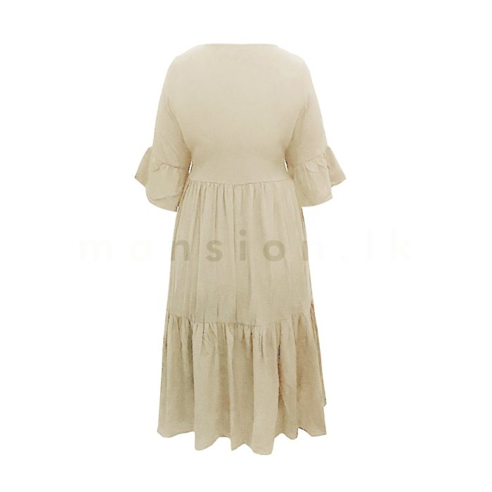 Ruffle Elbow Tiered Dress - Image 2