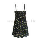 Summer Tiered Mini Dress - Black - Image 2