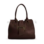Buckle & Tie Detail Satchel Handbag - Image 14