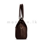 Buckle & Tie Detail Satchel Handbag - Image 16