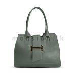 Buckle & Tie Detail Satchel Handbag - Image 21
