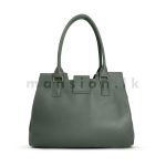 Buckle & Tie Detail Satchel Handbag - Image 20