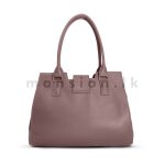 Buckle & Tie Detail Satchel Handbag - Image 6
