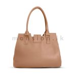 Buckle & Tie Detail Satchel Handbag - Image 9