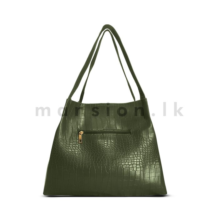 Crocodile Texture Tote - Image 15
