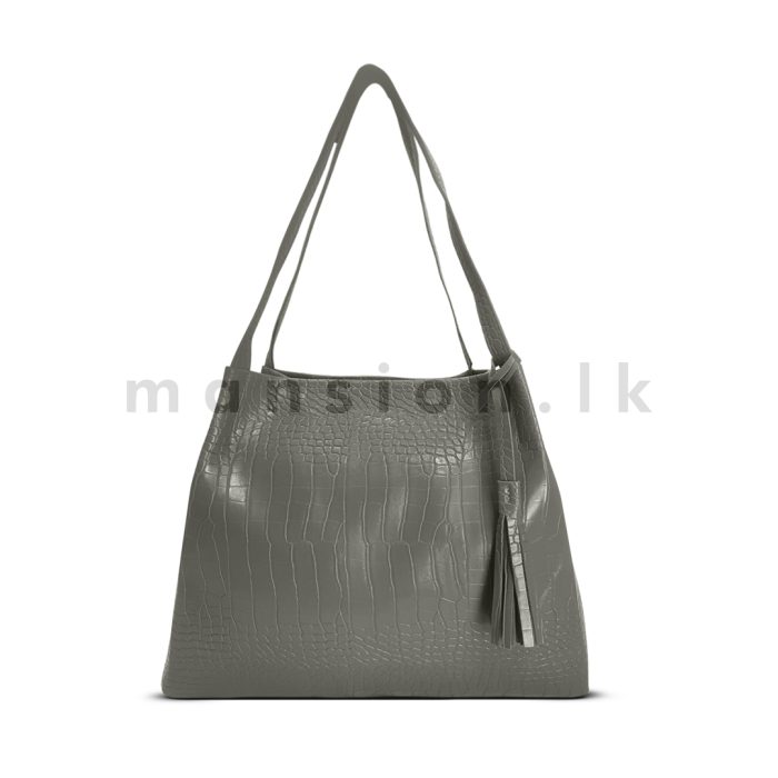 Crocodile Texture Tote - Image 17