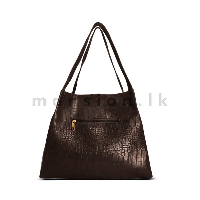 Crocodile Texture Tote - Image 6
