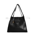 Crocodile Texture Tote - Image 9