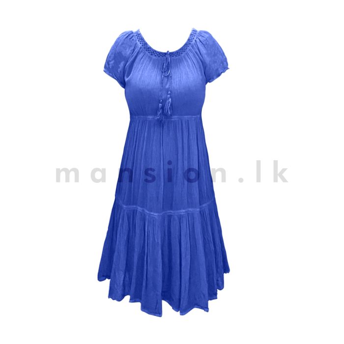 Tie & Dye Tiered Dress - Image 1
