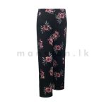 Floral Crop Shirt with Pants - Pink - Image 3