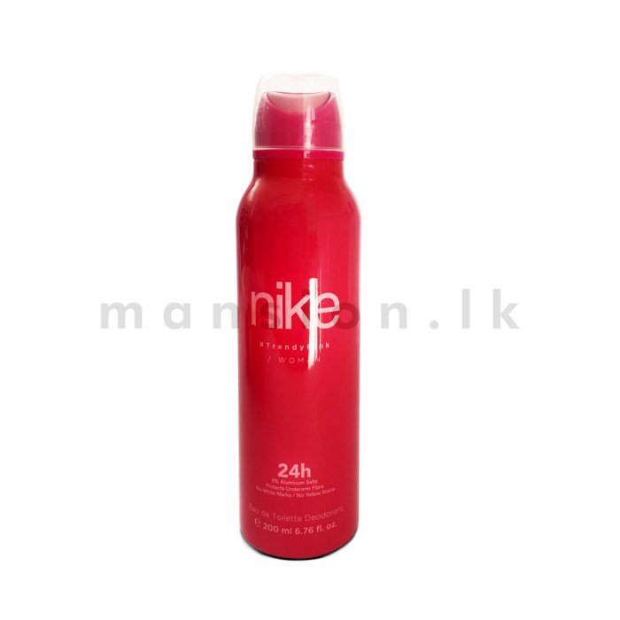 Ladies Nike Body Spray EDT Trendy Pink - 200ml - Image 1