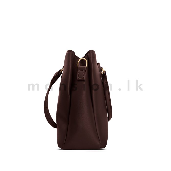 Slanted Front Zip Detail Satchel Handbag - Image 15