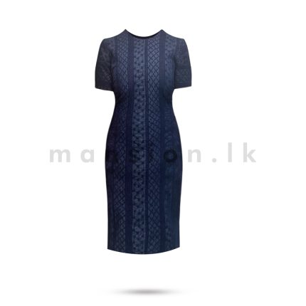 Cutlon Midi Dress - Denim Blue