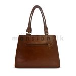 Double Zip Detail Satchel Handbag - Image 3