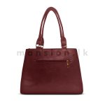Double Zip Detail Satchel Handbag - Image 6