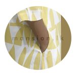 Half Sleeves Printed Dress - Yellow - Image 2