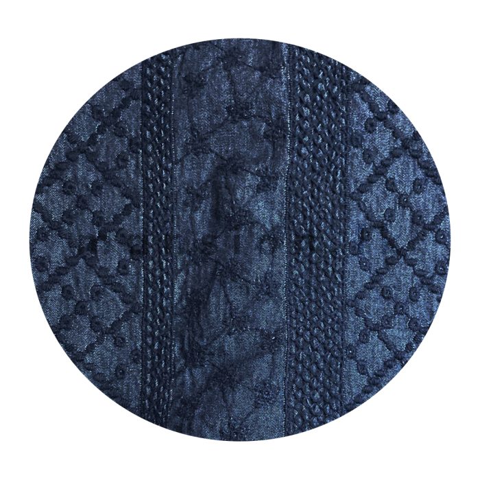 Cutlon Midi Dress - Denim Blue - Image 4