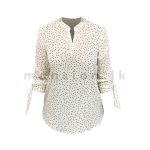 Elbow Knot Sleeve Top - White