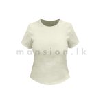 Back Open Linen Crop Top - Plain White