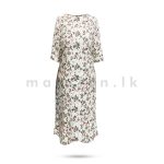 Printed Linen Dress - Cherry Blossom