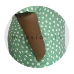 Printed Linen Dress - Green - Image 3