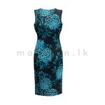 Sleeveless Bodycon Dress - Dark Green - Image 2
