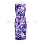 Sleeveless Bodycon Dress - Purple - Image 2