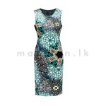 Sleeveless Bodycon Dress - Turquoise