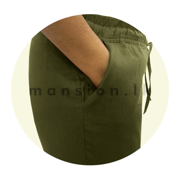 Casual Solid Linen Pant - Image 19