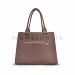 Straw Clip Detail Satchel Handbag - Image 16