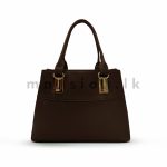 Straw Clip Detail Satchel Handbag - Image 2