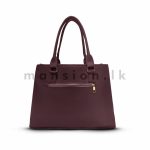 Straw Clip Detail Satchel Handbag - Image 19