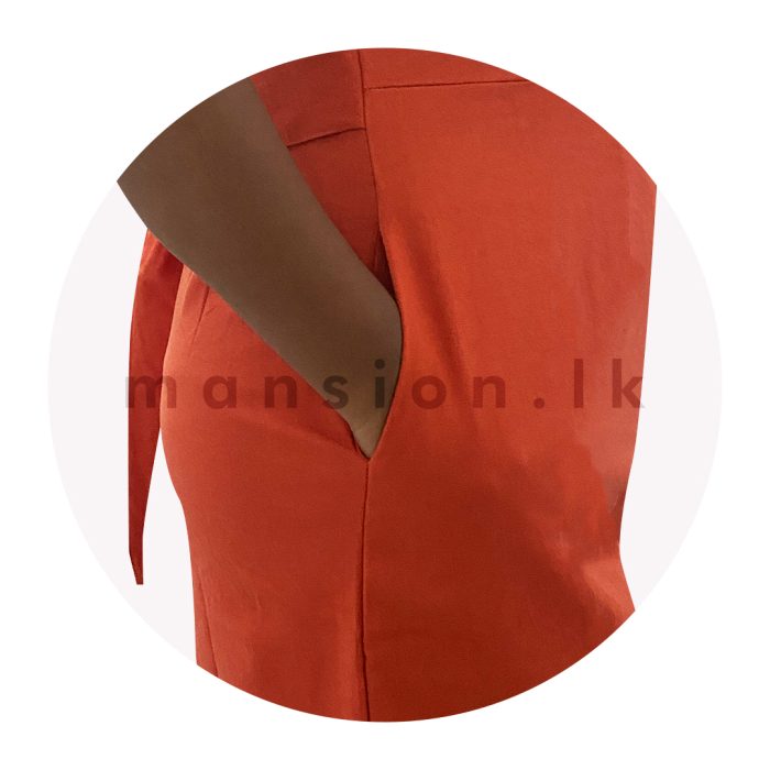 Sleeveless Linen Shift Dress - Image 3