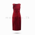 Sleeveless Linen Shift Dress - Image 7