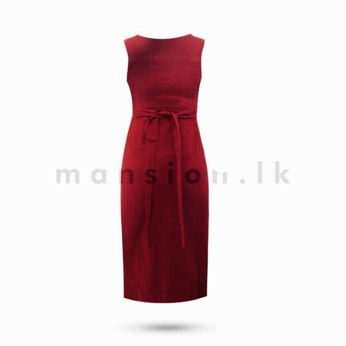 Sleeveless Linen Shift Dress - Image 7