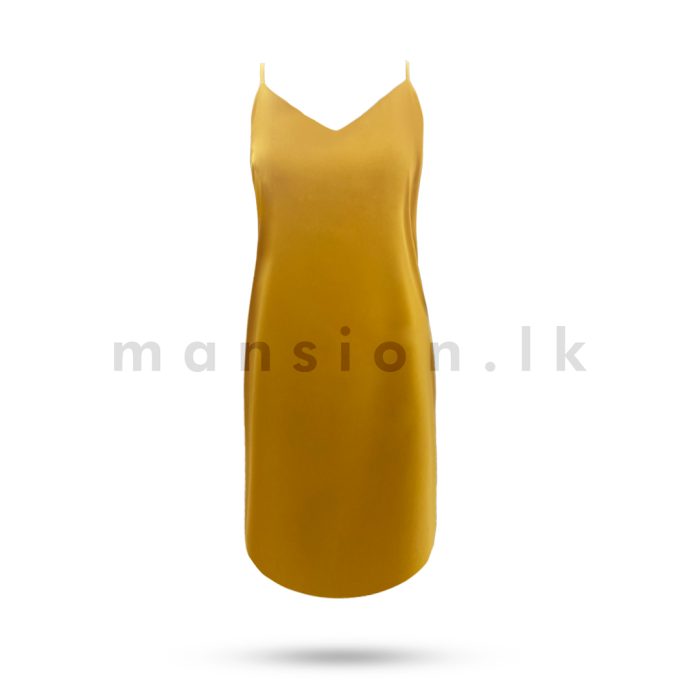 Silky Dress - Yellow - Image 1