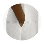 Plain Linen Dress - Plain White - Image 3