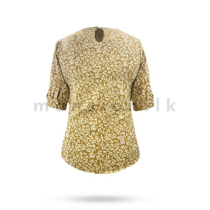Puff Sleeve Top - Yellow - Image 3