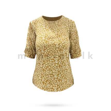 Puff Sleeve Top - Yellow